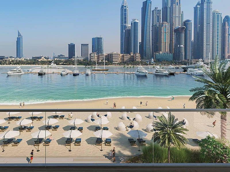 位于迪拜港，艾玛尔海滨社区，皇宫海滩公寓 1 卧室的公寓 2670000 AED - 8929584