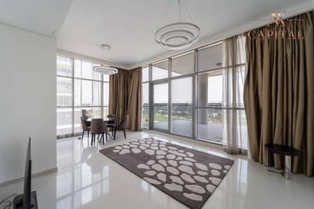 2 Bedroom Flat for Rent in DAMAC Hills, Dubai - Semi Furnished | Maids Room | Golf View