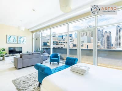 Studio for Rent in Business Bay, Dubai - FURNISHED | BURJ KHALIFA VIEW | PREMIUM LOCATION