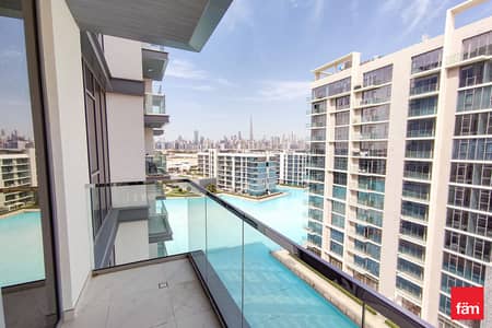 1 Bedroom Flat for Rent in Mohammed Bin Rashid City, Dubai - Full Crystal Lagoon & Skyline View | Has Gym
