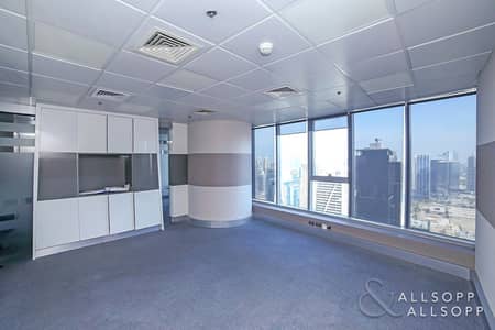Office for Rent in Jumeirah Lake Towers (JLT), Dubai - FULLY FITTED UNIT | HIGH-FLOOR | PARTITIONED
