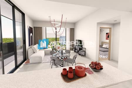 1 Bedroom Flat for Sale in Saadiyat Island, Abu Dhabi - Nouran Living|High Floor 1BR|Open Greenery View
