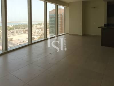 فلیٹ 2 غرفة نوم للايجار في الخالدية، أبوظبي - Shinning-tower-khalidiya-abu-dhabi-living-area (6). JPG