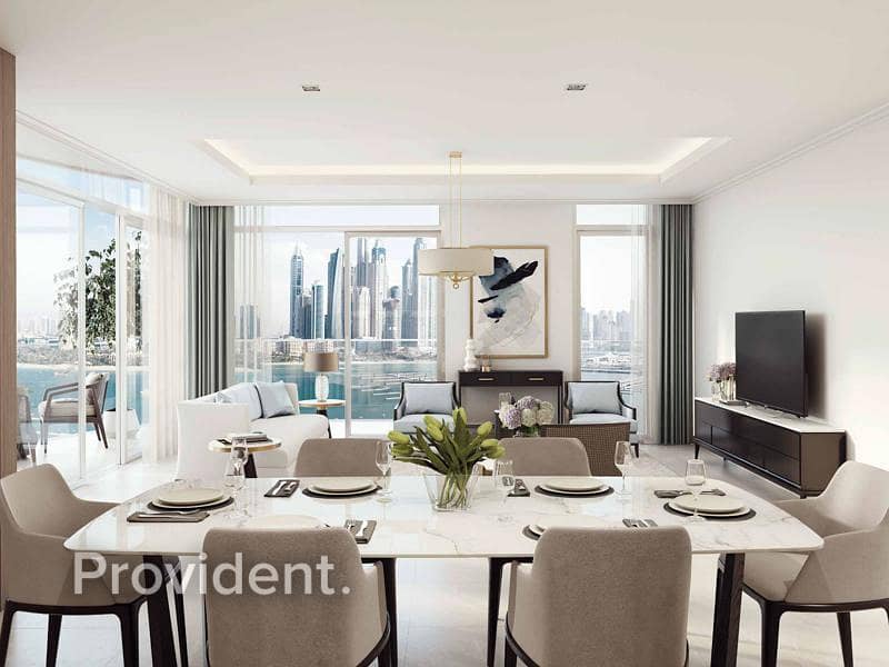 Palm and Marina View | High Floor | Branded