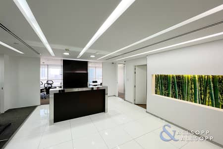 Office for Rent in Jumeirah Lake Towers (JLT), Dubai - FURNISHED | PARTITIONED | LARGE RECEPTION