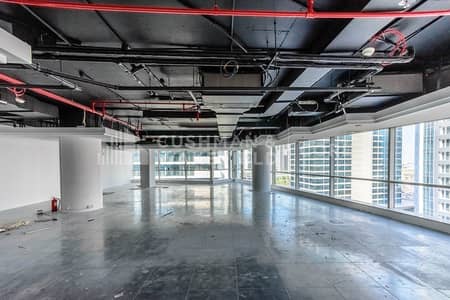 Office for Rent in Business Bay, Dubai - Burj Khalifa View | Semi Fitted | Open Plan