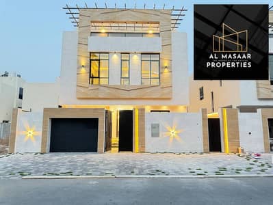 For sale, a wonderfully finished villa in an excellent location in front of Al Hamidiya Park, with a swimming pool and central air conditioning