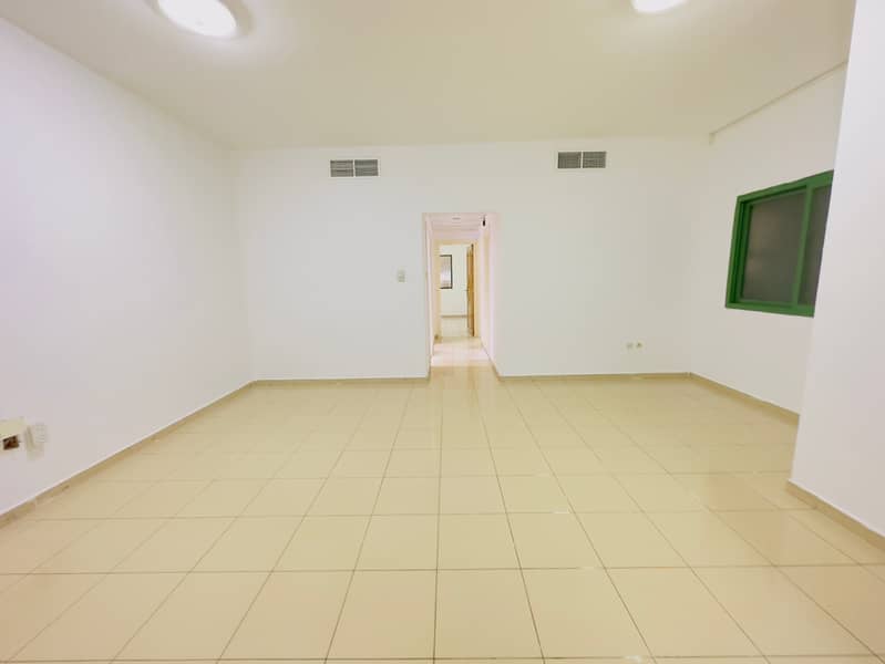 BIG OFFER //CHILLER FREE //  NO DEPSOIT // HUGE 2 BEDROOM HALL WITH BALCONY ONLY 35K IN AL QASIMIA