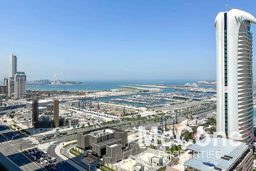 位于迪拜码头，海洋塔楼 2 卧室的公寓 195000 AED - 8932306