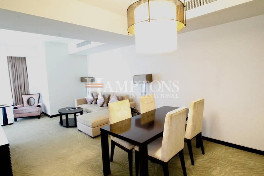 Large 2BR on High Floor Fully Furnished