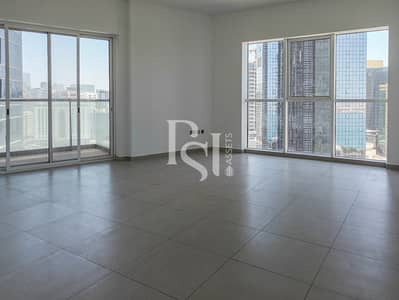 1 Bedroom Flat for Rent in Corniche Area, Abu Dhabi - al-reef-tower-corniche-abu-dhabi-living-area. JPG