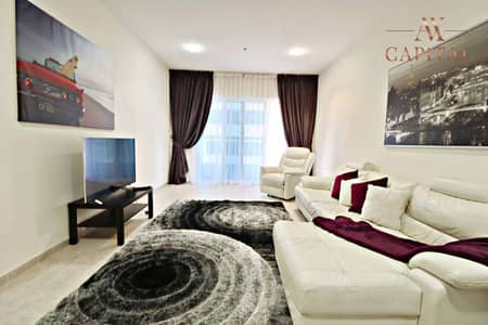 1 Bedroom Apartment for Rent in Dubai Marina, Dubai - Fully Furnished | High Floor | Vacant | Sea View
