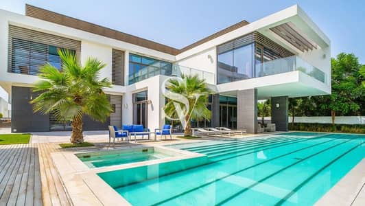 7 Bedroom Villa for Sale in Mohammed Bin Rashid City, Dubai - LUXURY LAGOON VILLA - BURJ KHALIFA VIEW