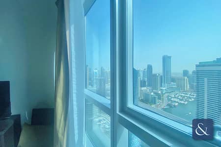 3 Bedroom Apartment for Rent in Dubai Marina, Dubai - Bay Central West | Marina View | High Floor