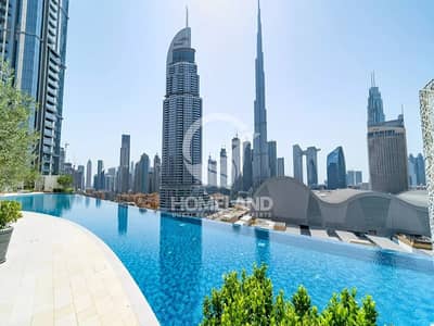 1 Bedroom Flat for Rent in Downtown Dubai, Dubai - Creek Facing|Canal View|Fully Furnished|Study Room