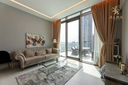 1 Спальня Апартамент Продажа в Бизнес Бей, Дубай - FURNISHED 1BR DUPLEX APARTMENT FOR SALE IN BUSINESS BAY (3). jpg