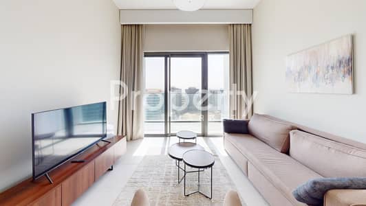 1 Bedroom Apartment for Rent in Business Bay, Dubai - U-2925-Business-Bay-SOL-Avenue-1BR-Living-Room 1. jpg