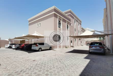 SEPARATE ENTRANCE FIRST FLOOR WITH BALCONY 4BHK BUILT IN WARDROBE COVERED PARKING CLOSE TO AL AIN ROAD AT MBZ 90K