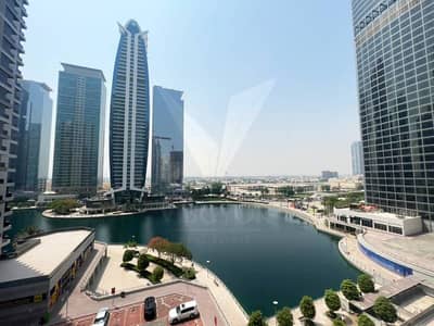 1 Bedroom Apartment for Sale in Jumeirah Lake Towers (JLT), Dubai - Rented and Huge 1BR | Full Lake Facing | Great Asset
