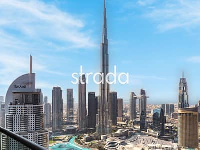 3 Bedroom Apartment for Rent in Downtown Dubai, Dubai - Burj Khalifa and Fountain Views | High Floor