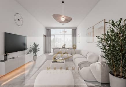 2 Cпальни Апартамент Продажа в Аль Амера, Аджман - Bluebell_4K-3D-Living_300dpi-3. jpg