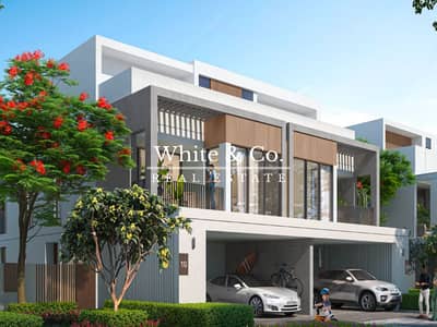 4 Bedroom Villa for Sale in Tilal Al Ghaf, Dubai - Closed Kitchen | Single Row | Twin Villa