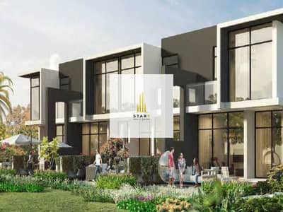 5 Bedroom Townhouse for Sale in DAMAC Hills, Dubai - Sami Detached | Single Row | Waterfront | Spacious