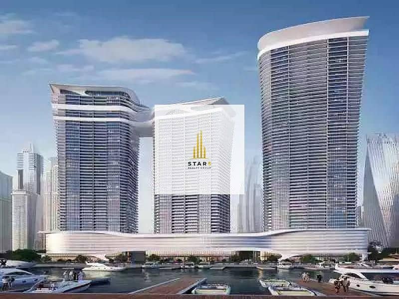 位于迪拜港，索布哈海洋天堂公寓，索巴海文大厦A座 1 卧室的公寓 4424400 AED - 8938128