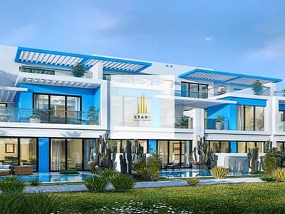 4 Bedroom Townhouse for Sale in DAMAC Lagoons, Dubai - Iconic View | Mediterranean Theme | Large Plot