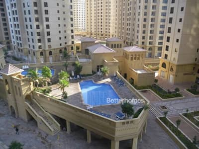 Studio for Sale in Jumeirah Beach Residence (JBR), Dubai - Rented | Low Floor | Pool View Studio for Sale in Jumeirah Beach Residence (JBR), Dubai - Rented | Low Floor | Pool View