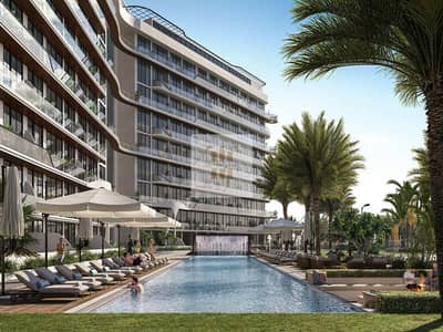1 Bedroom Apartment for Sale in Wasl Gate, Dubai - Render_HammockPark_Pool_Rev02. jpg