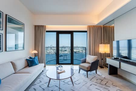 1 Bedroom Apartment for Sale in Dubai Creek Harbour, Dubai - Fully Furnished | Skyline Burj View | High Floor