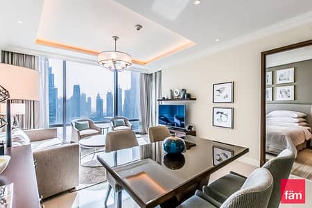 1 Bedroom Hotel Apartment for Rent in Downtown Dubai, Dubai - Furnished 1 BR |Bills Included |Burj Khalifa View