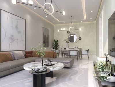 3 Bedroom Apartment for Sale in Al Mamzar, Sharjah - 03 Living Areav-02. jpg