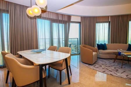 2 Bedroom Apartment for Rent in Dubai Creek Harbour, Dubai - High Floor | Creek View | Serviced Apartment