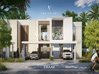 3 Bedroom Townhouse for Sale in The Valley by Emaar, Dubai - Golden Beach | Close to Pool | Central