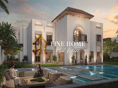 6 Bedroom Villa for Sale in Al Shamkha, Abu Dhabi - Spacious 6BHK Villa | Mediterranean Style| Private Pool