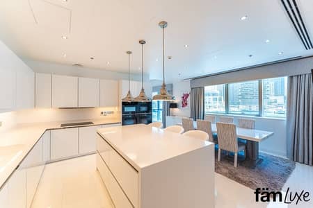3 Bedroom Villa for Rent in Dubai Marina, Dubai - Fully Furnished / 5* Upgrads / Over 4,600 in SQF