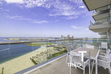 3 Bedroom Flat for Sale in Jumeirah Beach Residence (JBR), Dubai - Palm/Dubai Eye View | High Floor | Fully Upgraded