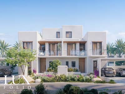 5 Bedroom Villa for Sale in The Valley, Dubai - Huge BUA | Waterfront | Twin Villa