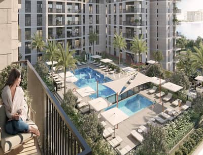 1 Bedroom Apartment for Sale in Al Khan, Sharjah - Maryam Island_EXT_terrace view - Copy. jpg