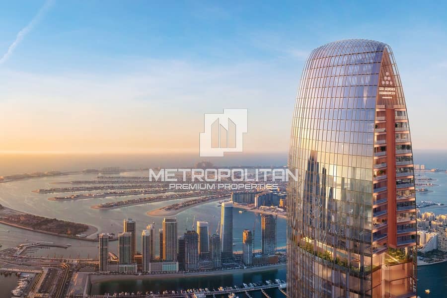 位于迪拜码头，Six Senses Residences Dubai Marina 4 卧室的顶楼公寓 14700000 AED - 8943236