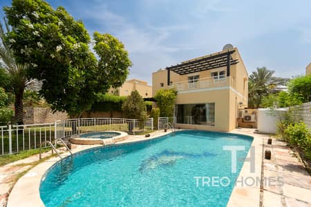 4 Bedroom Villa for Rent in The Meadows, Dubai - Single Row | Private Pool | Lake View