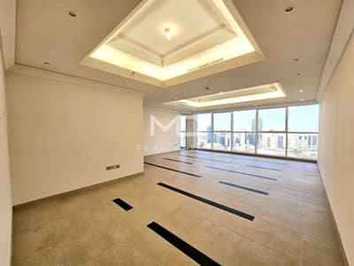 فلیٹ 4 غرف نوم للايجار في منطقة الكورنيش، أبوظبي - شقة في وايف تاور،منطقة الكورنيش 4 غرف 185000 درهم - 8943369