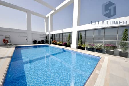 2 Bedroom Apartment for Rent in Al Barsha, Dubai - Swimming Pool3. jpg