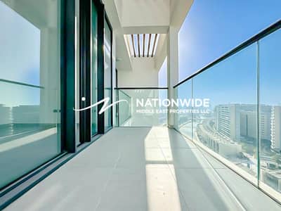 3 Bedroom Flat for Rent in Al Raha Beach, Abu Dhabi - Full Sea View!Best Layout|Spacious Balcony|Duplex