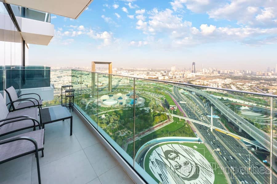 Furnished 2B | Dubai Frame View | Close to Metro