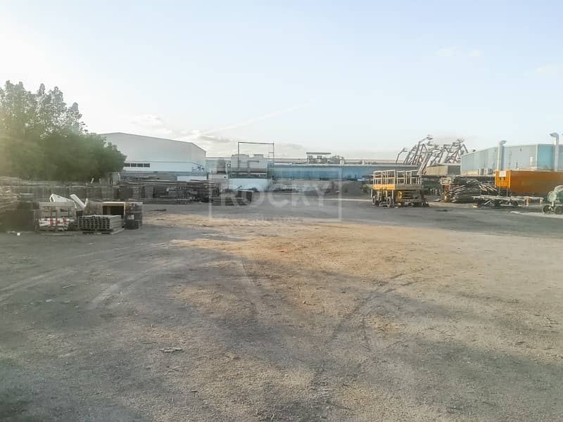 Commercial Plot with Big Storage | Industrial Purpose | Al Quoz 3