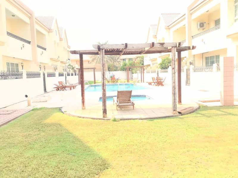 Elegant 4 BR Villa l with pool and garden in Al Manara