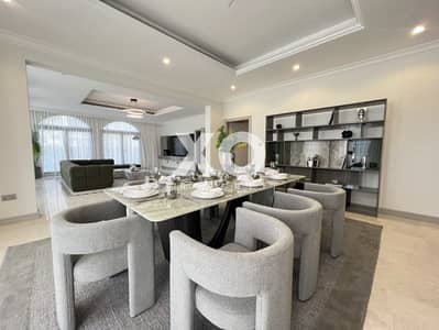5 Bedroom Villa for Rent in Palm Jumeirah, Dubai - Bills Included | 5 Bed Atrium | Upgraded